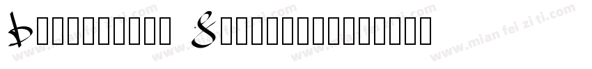 Belistaria Signature字体转换